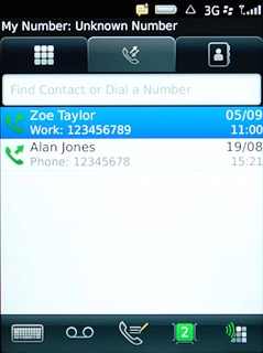 Press the required number.