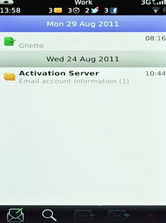 Press the new message icon.