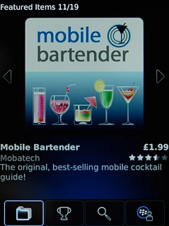 To search by category:Press the category icon.Go to the required category.