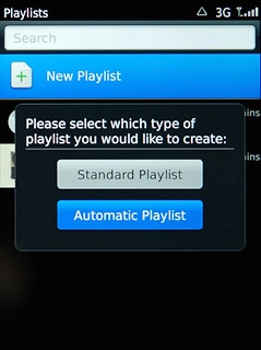 If you selected Automatic Playlist in step 2: