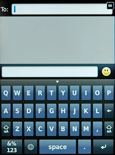 Press once on each letter key to write the required word.A number of words based on the letters you've keyed in are displayed.