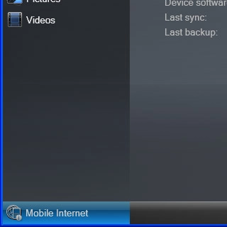 Select Mobile Internet.