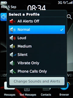 Press Change Sounds and Alerts.