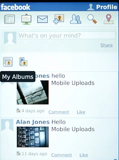 Press the pictures icon.
