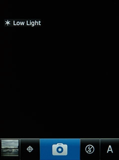 Press the camera icon to take a picture.