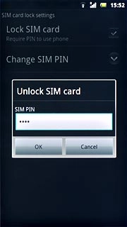 Key in your PIN and press OK.