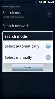 Press Select automatically.