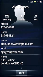 Press the required number.