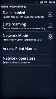 When the box next to the menu item is ticked (V), the function is turned on.
