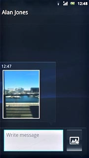 Press Write message.Write the required text.