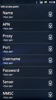 Press APN.Key in live.vodafone.com