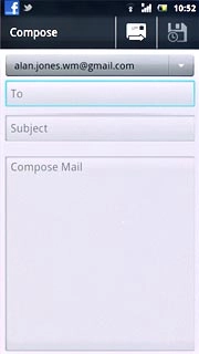 Press To.Key in the first letters of the required contact.Matching contacts are displayed.