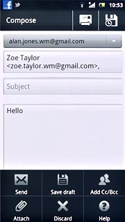 Press Attach.Go to the required folder.