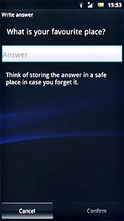 Press Answer and key in the answer to the selected question.