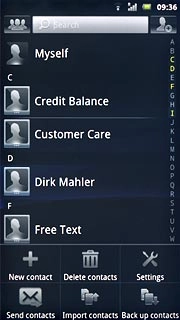 Press Import contacts.