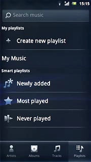Press Create new playlist.