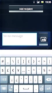 Press Abc to return to text input.