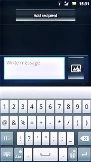 Press Abc to return to text input.