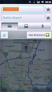 Press Get directions.