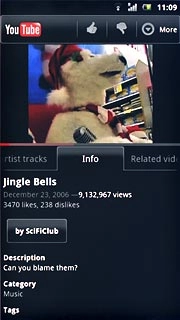 Start playing the required video clip, see above.Press More.