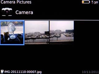 Highlight the required picture or the required video clip.