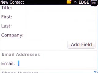 Highlight the field next to Email.Key in the required email address.
