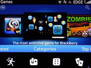 To search by category:Scroll to the category icon and press the Navigation key.Go to the required category.