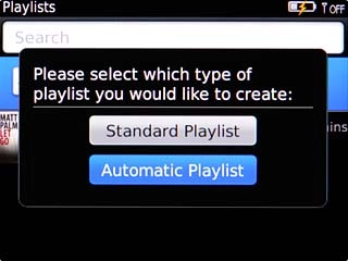 If you selected Automatic Playlist in step 2: