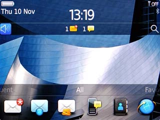 Highlight the profile icon and press the Navigation key.