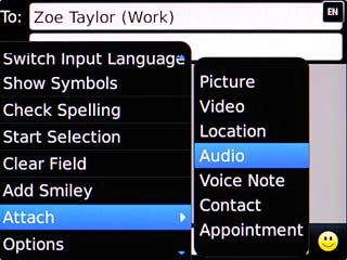 Scroll to Audio and press the Navigation key.Go to the required folder.