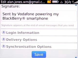 Scroll to Save and press the Navigation key.