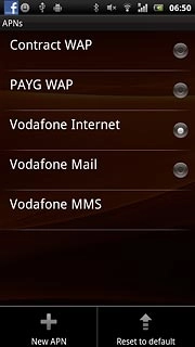 Press New APN.