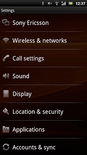 Press Call settings.