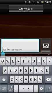 Press once on each letter to write the required word.A number of words based on the letters you've keyed in are displayed.