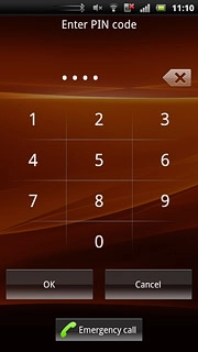 Key in your PIN and press OK.