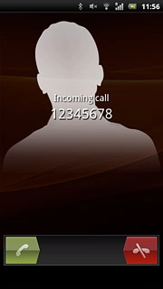 Press the reject icon and drag the icon left.
