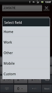 Press the required email type.