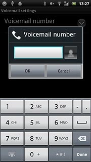 Key in +61414121121 and press OK.