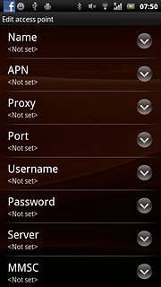 Press APN.Key in live.vodafone.com