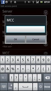 Key in 505 and press OK.