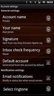 When the box next to the menu item is ticked (V), the setting is turned on.