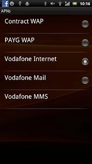 When the field next to the data connection is marked, it's activated.