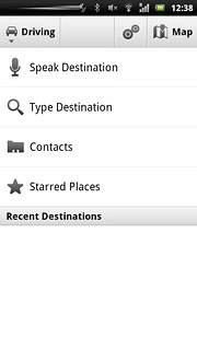 Press one of the following search options:Speak Destination, go to 2a.