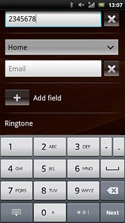 Press the drop down list above the email address.