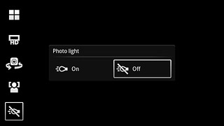 Press On.Press the centre of the display to start the video recorder.Press the centre of the display to stop the video recorder.The video clip is automatically saved.