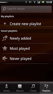 Press Create new playlist.