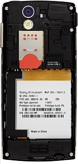 Place your SIM in the SIM holder and slide it in.