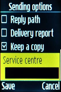 Scroll to Service centre and key in +61415011501