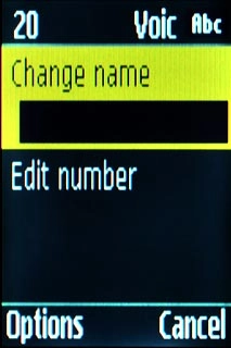 Scroll to Change name and key in the required name.