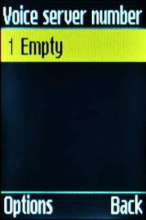 Highlight the top menu item and press Options.